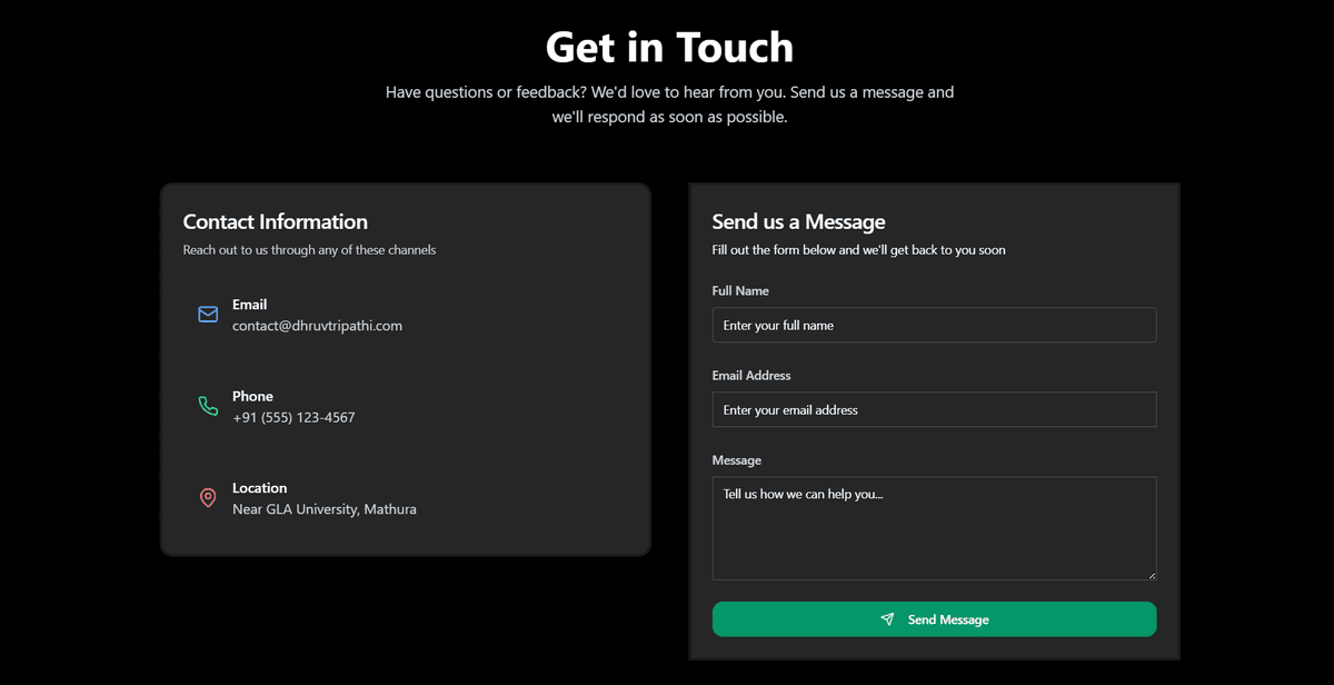 Pricing page screenshot