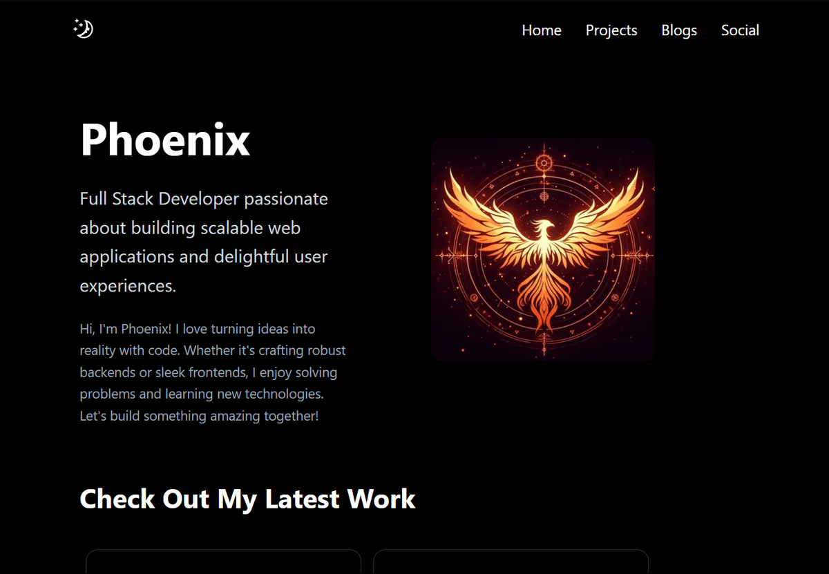 Deployment dashboard screenshot